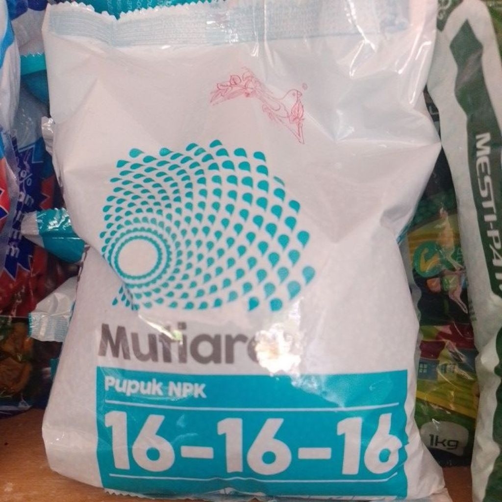 NPK MUTIARA 16 KEMASAN PABRIK 1KG