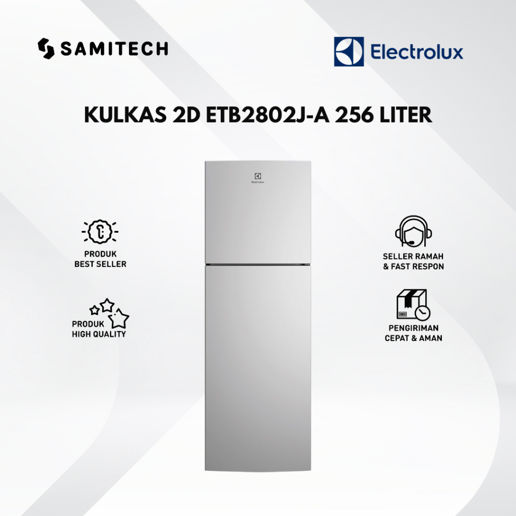 KULKAS 2 PINTU ELECTROLUX ETB2802J-A ETB2802J 256 LITER