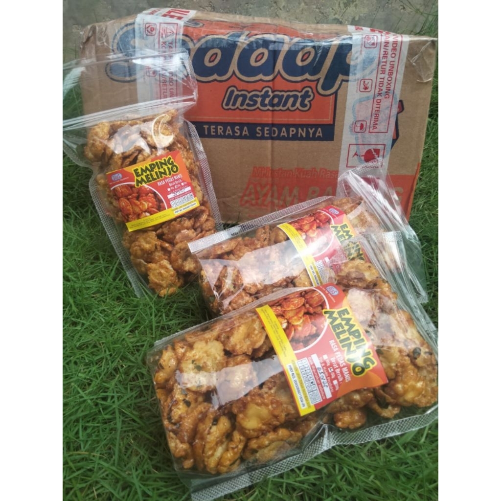 

Emping pedas manis Asli Kebumen 500g