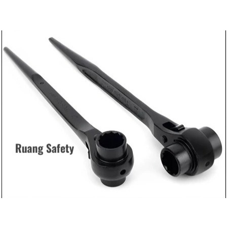 Kunci Pas Ring Rachet Skafolding Torsi 2 Arah Bolak-Balik Rachet