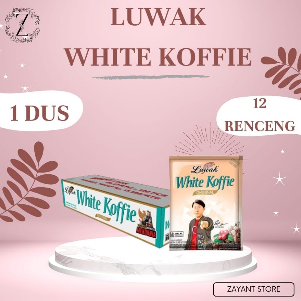 

Luwak White Koffie (1 Dus / 12 Renceng)