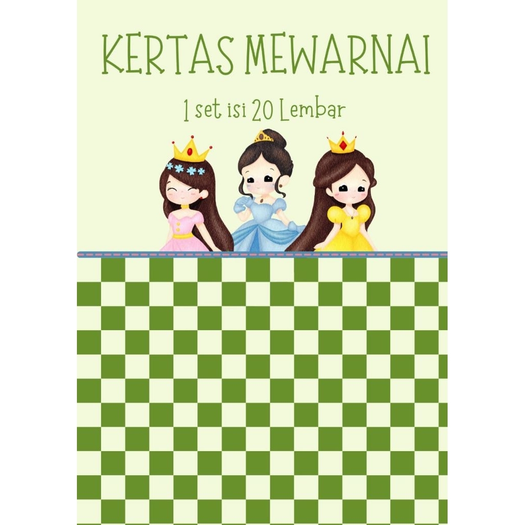 

KERTAS MEWARNAI ANAK-ANAK EDISI PRINCESS