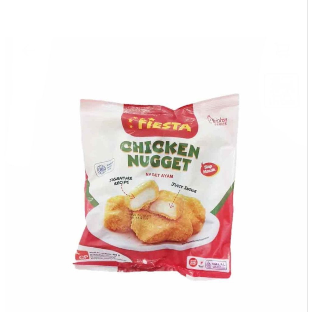 

fiesta chicken nugget pack 400 gram