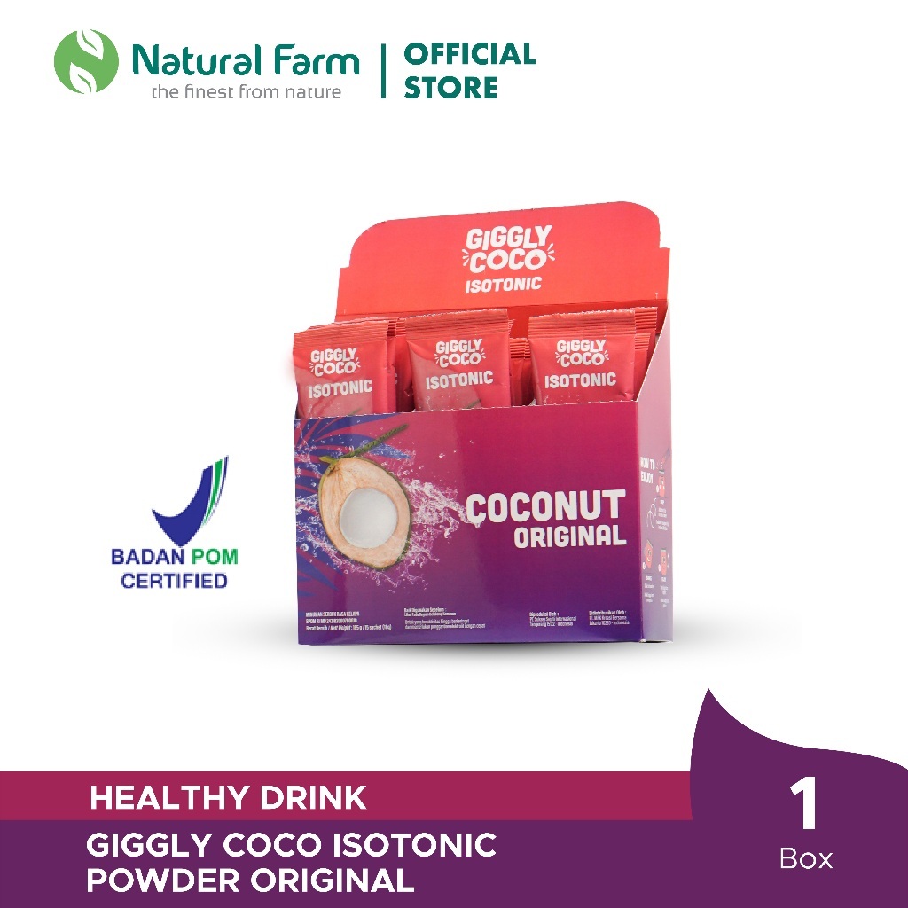 

[oddsolshop] pekanbaru/Giggly Coco Isotonic Original 12GR 15 Saset Bubuk Minum Energi Serbuk Minuman