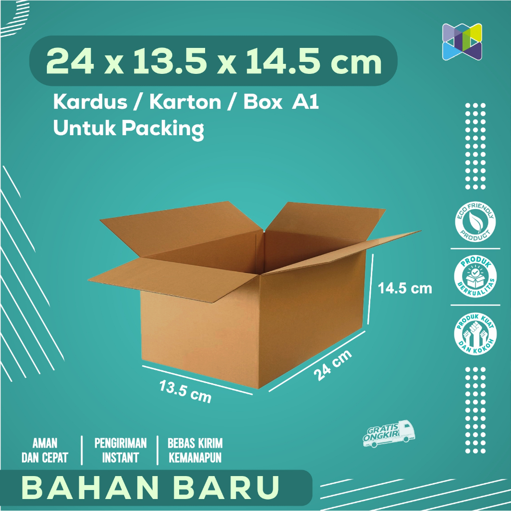 

Box Packing 24x13.5x14.5 / Kardus Packing / Karton Packing cocok untuk Aksesoris, Skincare, Pakaian, Elektronik, Barang Pecah Belah, Dokumen, Buku dengan Harga home industri langsung.