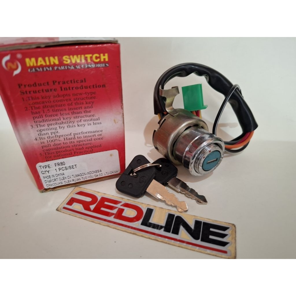 FR 80 KUNCI KONTAK KUNCI MOTOR SUZUKI FR 80 REDLINE SPAREPART