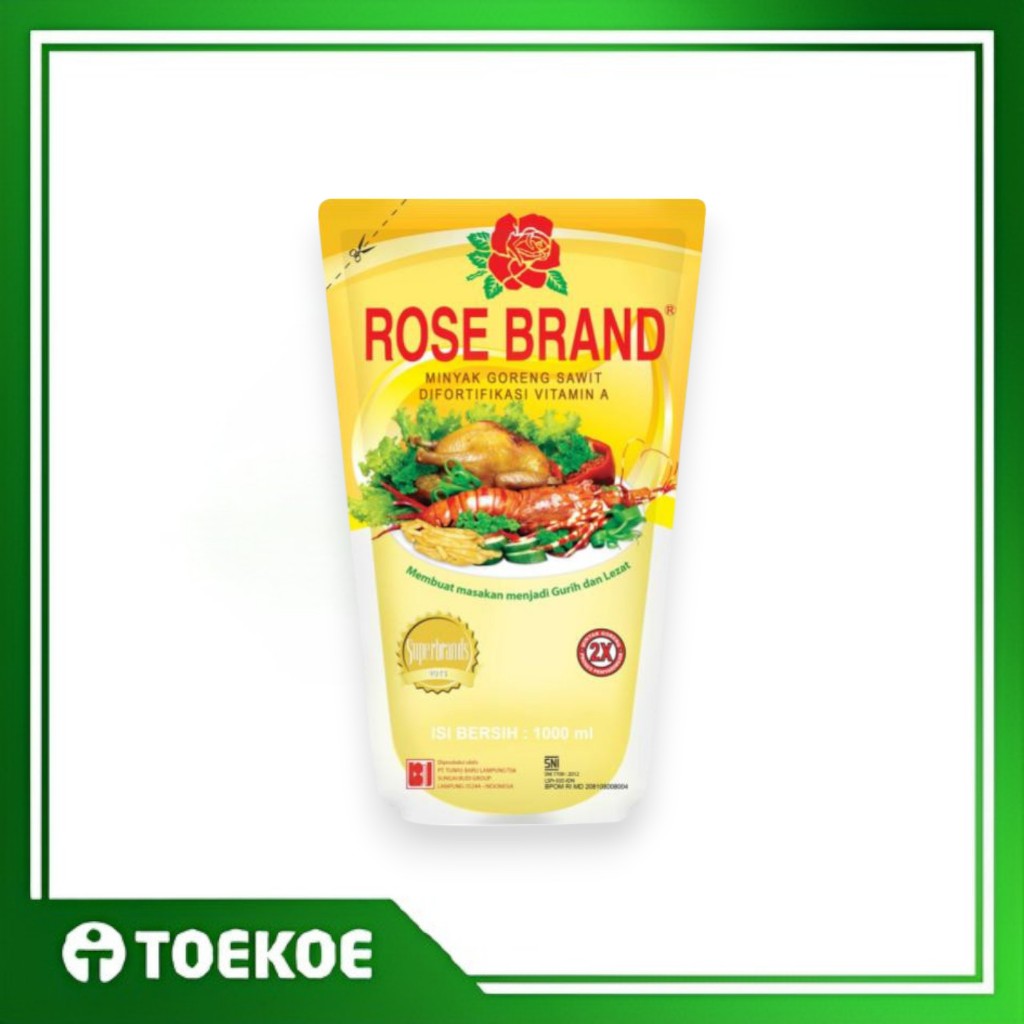 

TOEKOE Rose Brand Minyak Goreng 1 Liter Pouch Refill