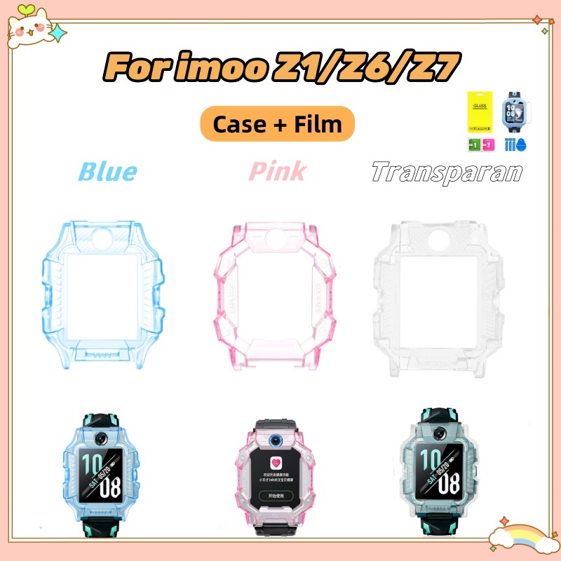 Case imoo Watch Z1/Z6/Z7 - TPU Lembut Anti Jatuh, Desain Simpel & Aman untuk Anak
