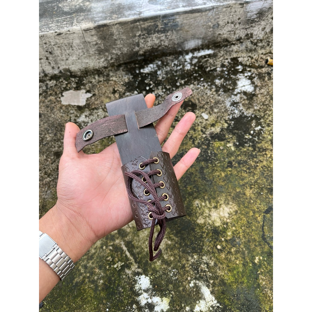 songket pisau gollok kulit sapi (gesper)