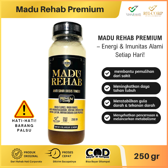 

Rehab Hati Herbal Madu Rehab Premium 250gr