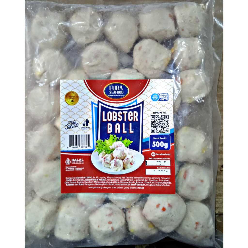 

Fura Lobster Ball (bakso lobster) 500 gram