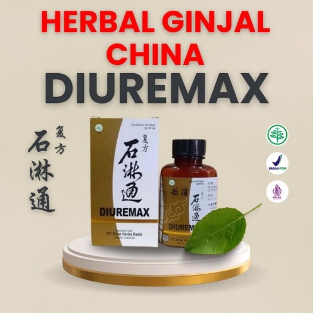 DIUREMAX Obat Ginjal | Bantu Atasi Batu Ginjal, Kencing Berbusa, ISK, Nyeri Pinggang, Kreatin Tinggi