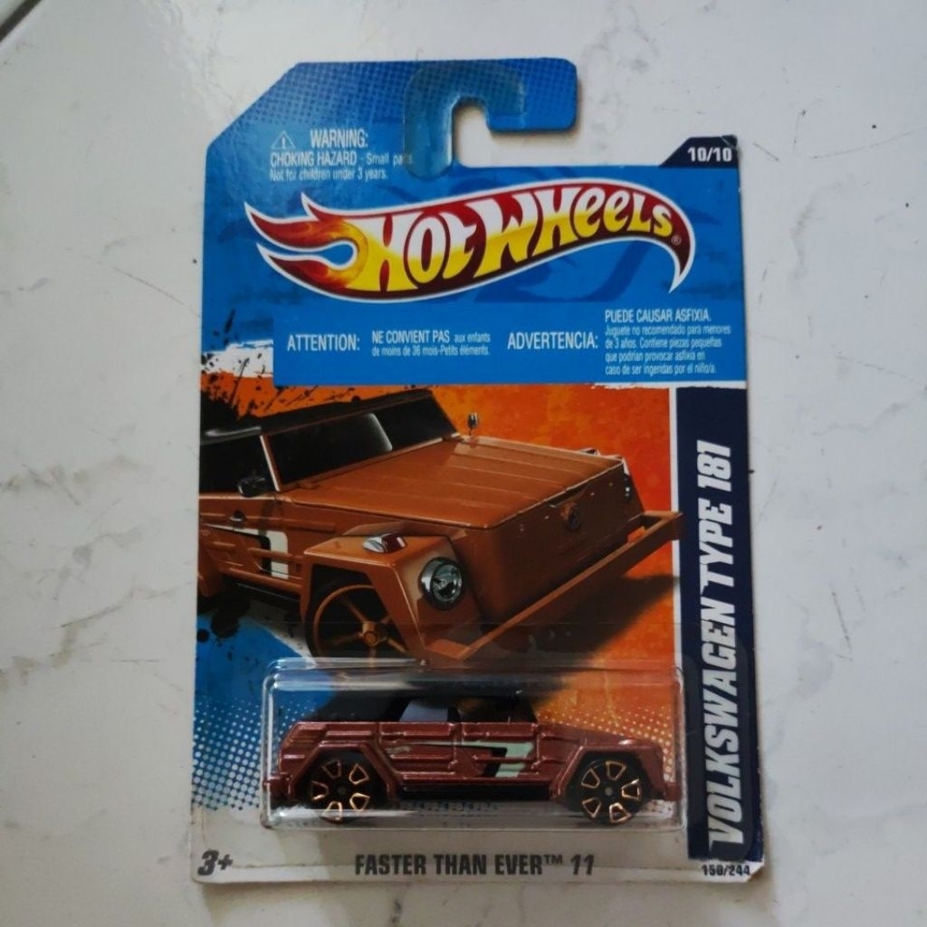 Hotwheels Faster than Ever VW Type 181 Coklat