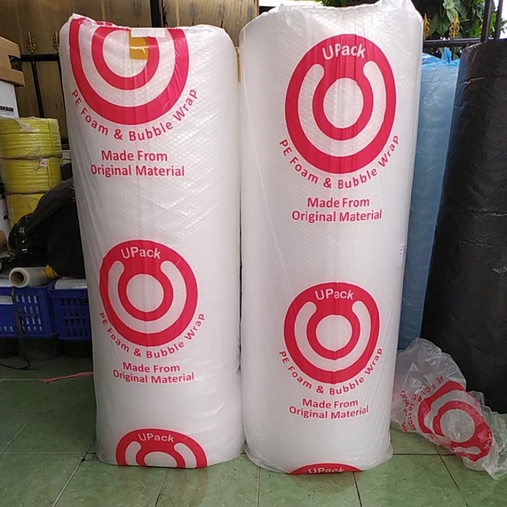 

Bubble Wrap Bening merk UPack 3kg x 125 cm x 50 meter