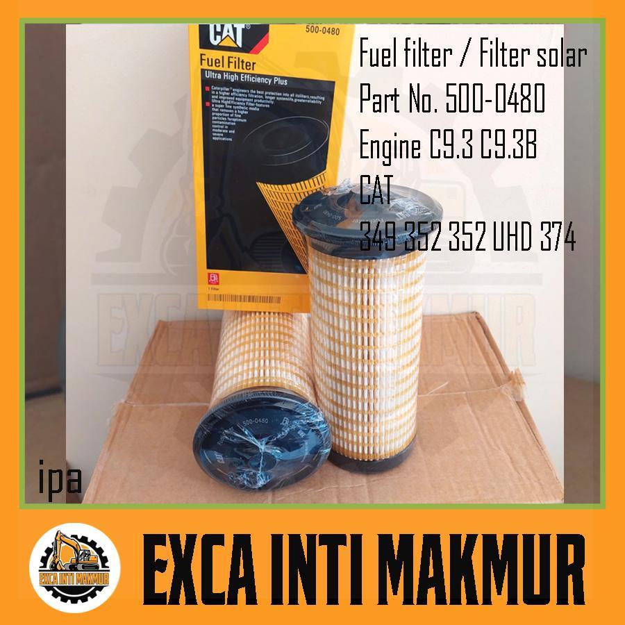 Fuel Filter 500-0480 Filter Solar Elemen Filter 500 0480 Filter Alat Berat Excavator