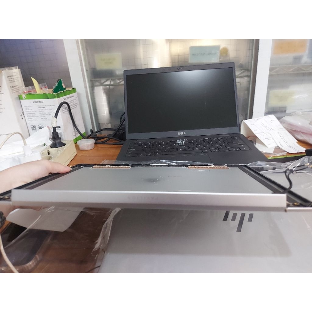 Casing Back Cover Lcd Top case Casing Atas Hp Pavilion plus 14 EY 14-EW 14EY 14EW SILVER N 160124-00