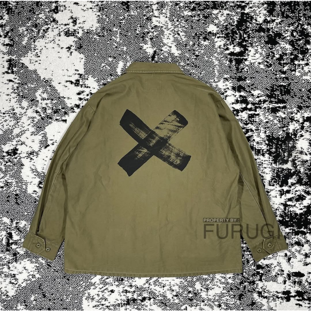 WTAPS JUNGLE LS 01 SHIRT. COTTON. SATIN