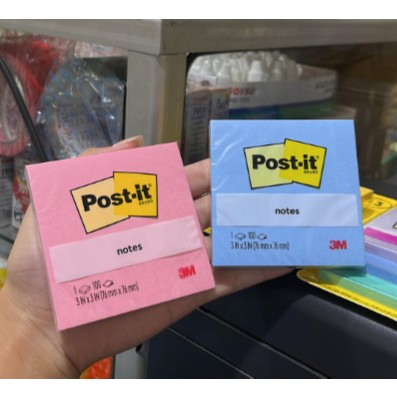 

3M Post-it 654-1CB Sticky Notes 76 x 76 mm Cloud Blue ( 3 Pad / 3 Pcs )