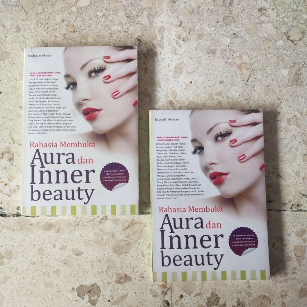 BUKU KECANTIKAN / KESEHATAN / RAHASIA MEMBUKA AURA DAN INNERBEAUTY / PRODUK ASLI ORIGINAL