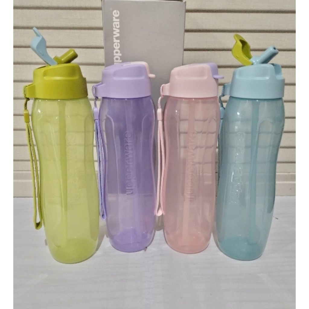 Eco Bottle/Eco Bottle Straw/eco bottle 750ml/eco straw/Tupperware pink/bekal Tupperware/botol Tupper
