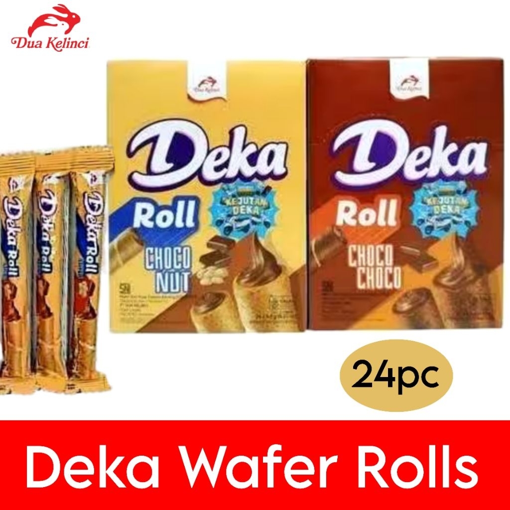 

Deka Wafer Roll isi 24 pc kotak