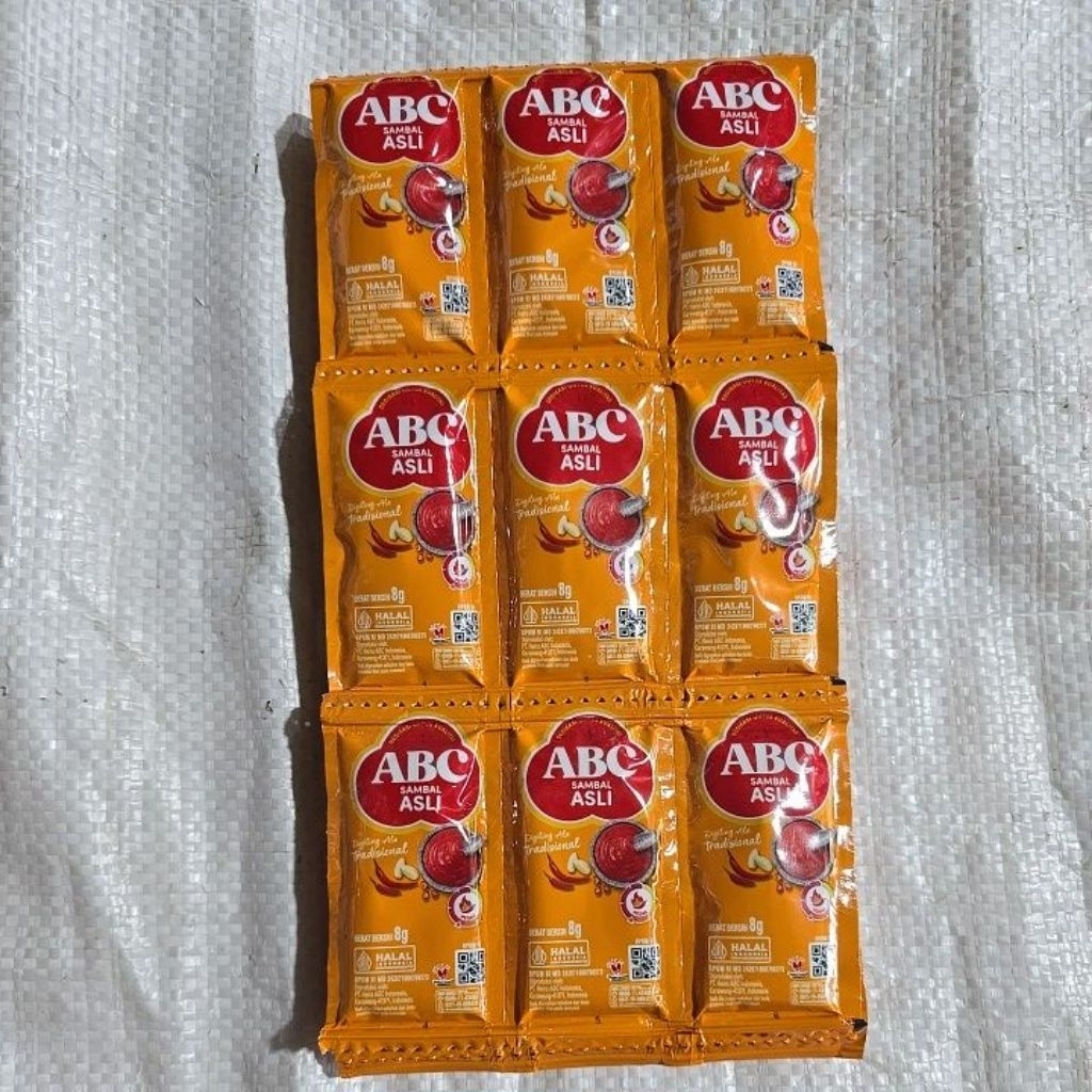 

Sambel ABC saos sambal asli renceng isi 36
