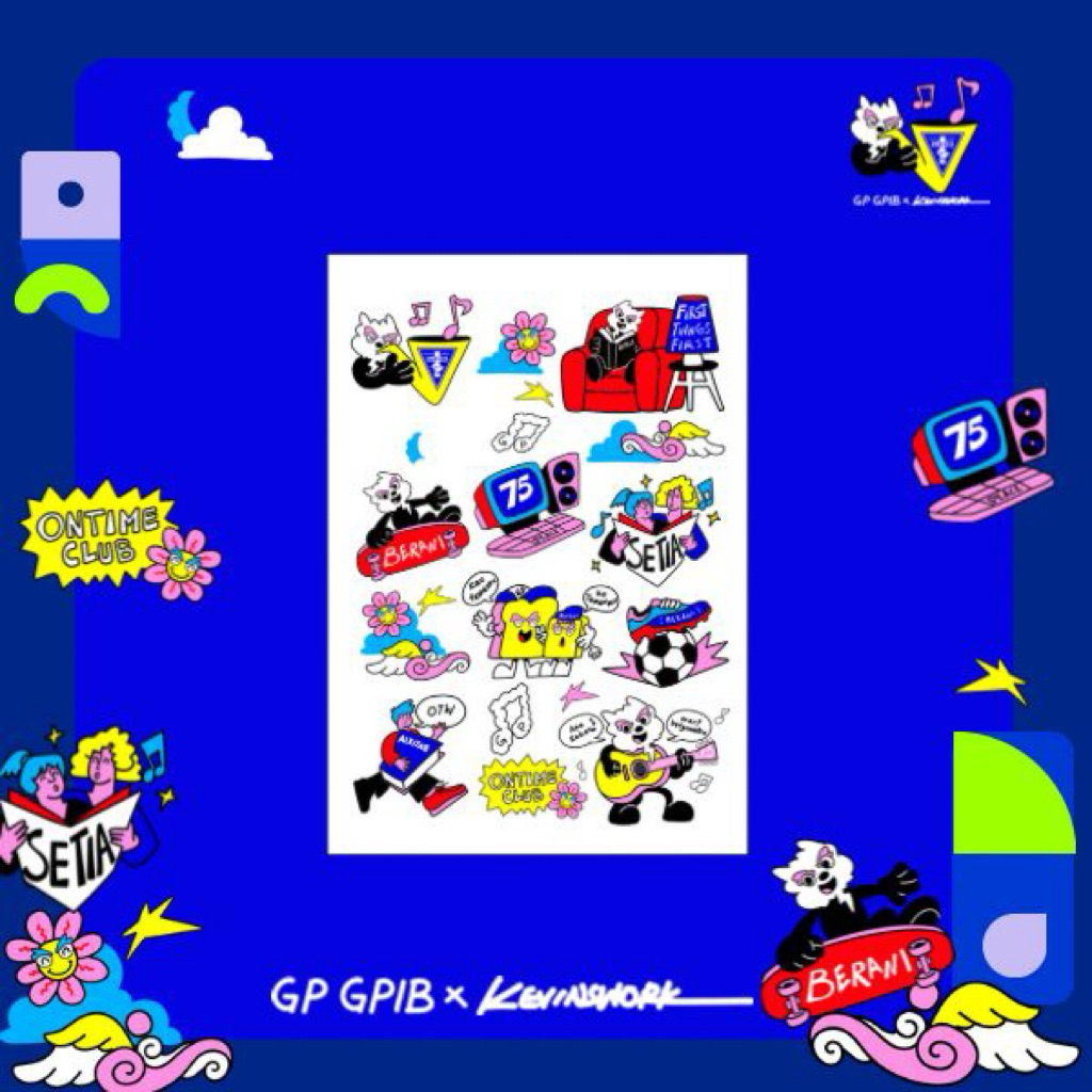 

Sticker Pack Spesial HUT ke-75 GP GPIB x Kevinswork (SP75)