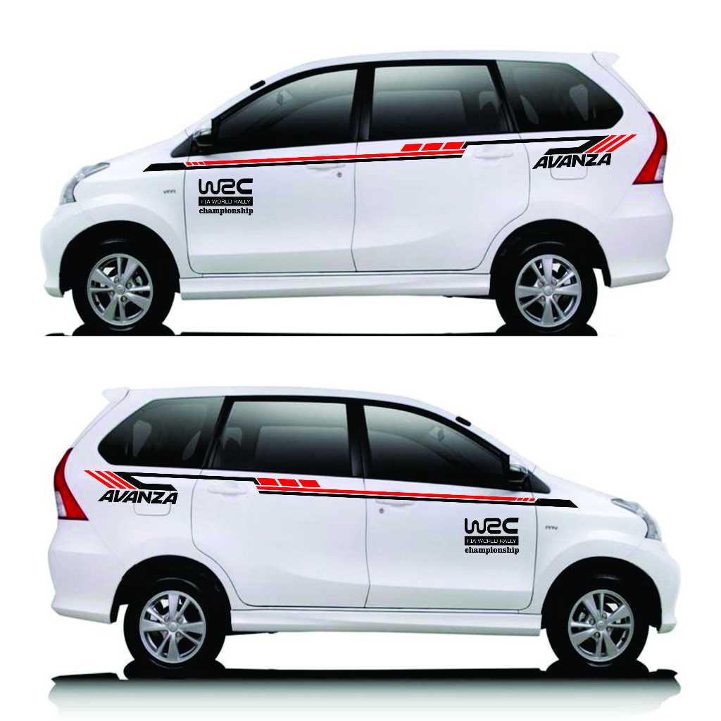 STICKER MOBIL AVANZA CUTTING STICKER MOBIL AVANZA XENIA LIST BODY SAMPING TERBARU