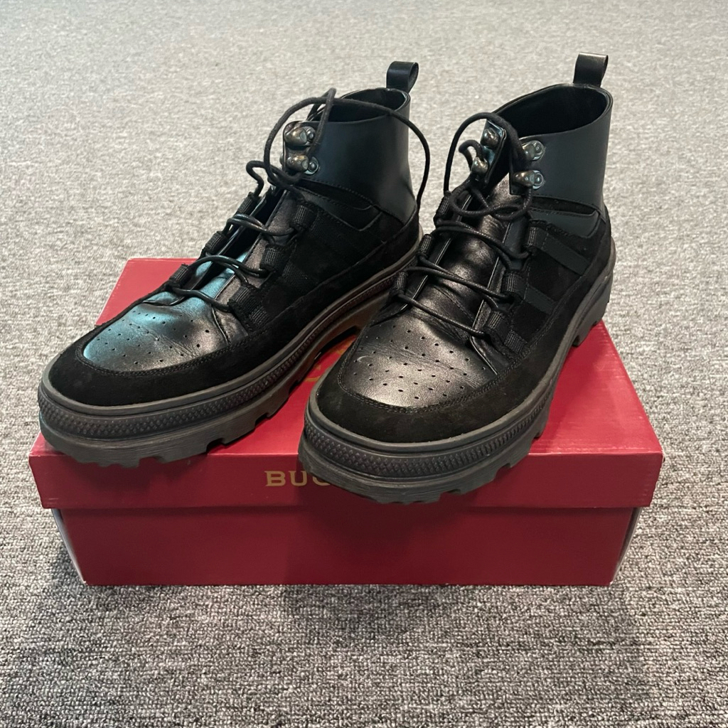 Buccheri Boots Sepatu Boots Kulit Pria