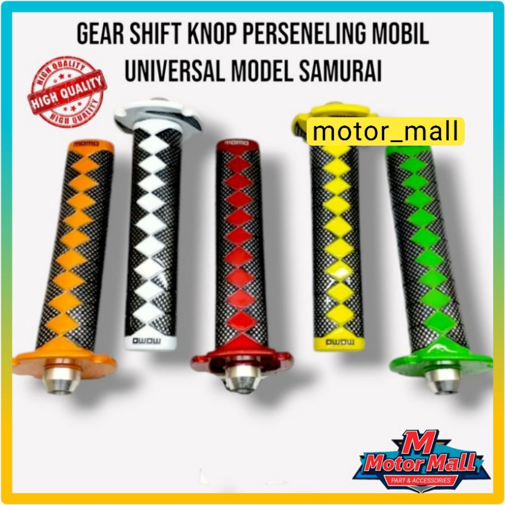 Gear Shift Knob Perseneling Perseneling Mobil Universal Model Samurai Kualitas Terbaik