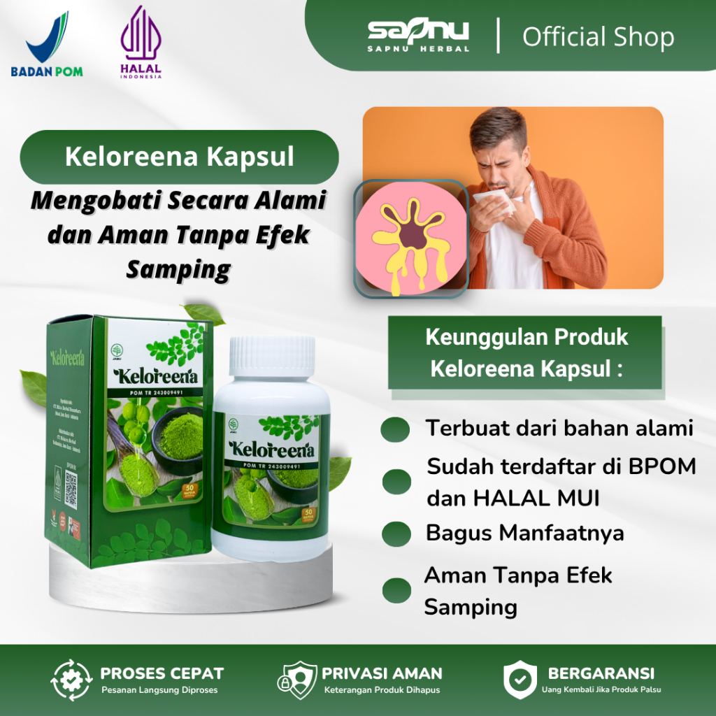 Sapnu Herbal - Obat Gurah Lendir Dan Dahak, Obat Gurah Mengeluarkan Lendir, Obat Gurah Lendir Paru P