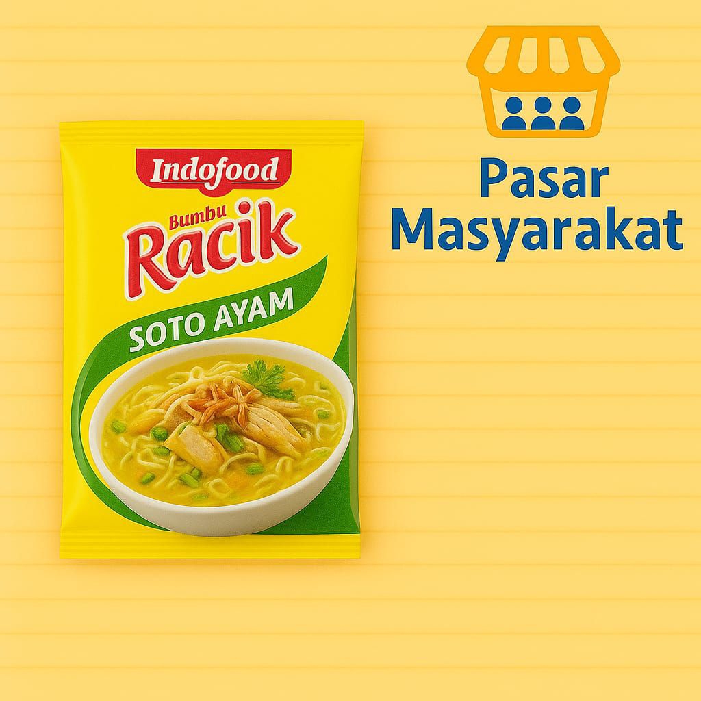 

Bumbu Racik Soto Ayam Instan 1 Sachet Pasar.Masyarakat