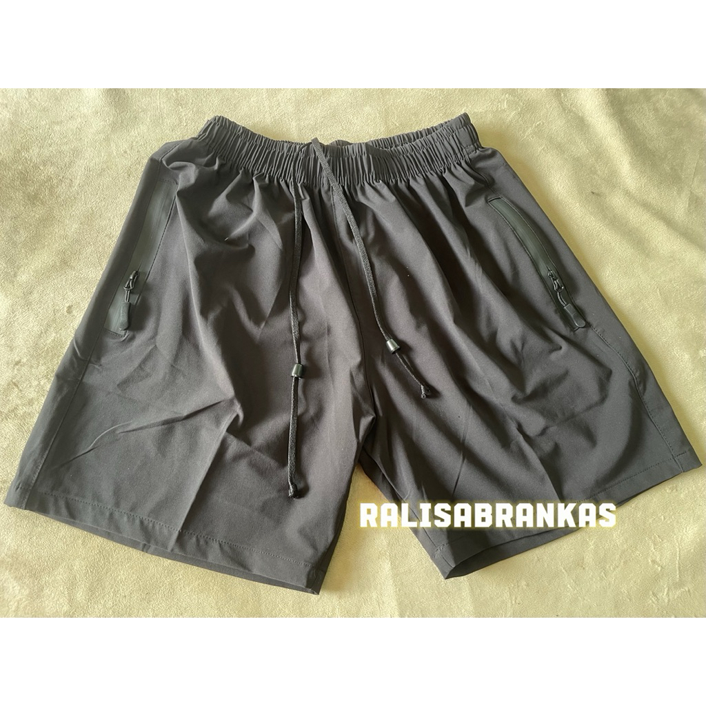 Celana Pendek Lari Hitam Polos TNI