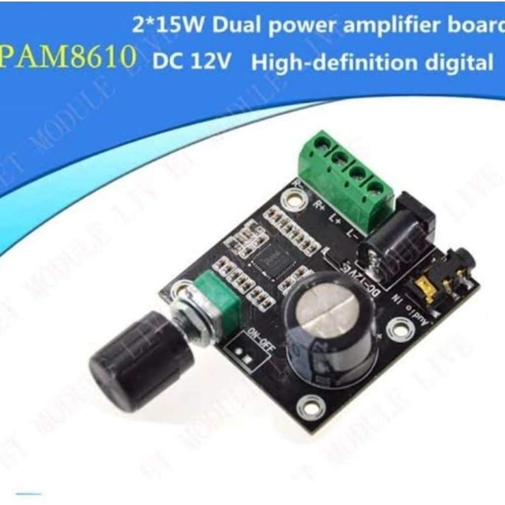 PAM8610 amplifier board PAM 8610 Sound Good Quality 12v with potensio