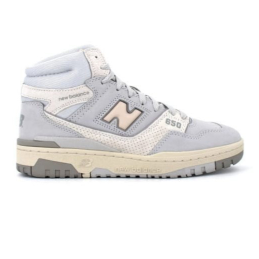 NB 650 Light Grey Leather BB650RGG