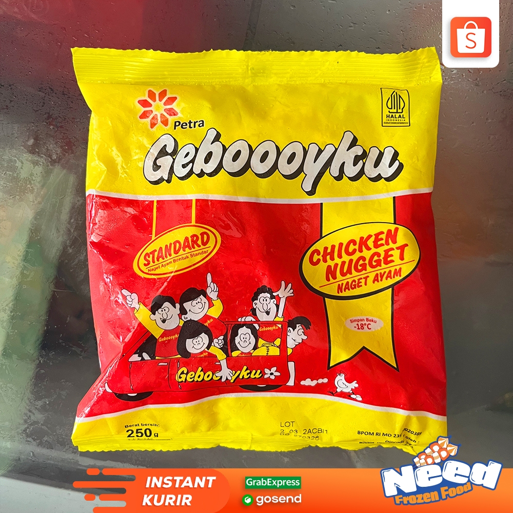 

GEBOOOYKU CHICKEN NUGGET | GEBOOOYKU NAGET AYAM 250GR