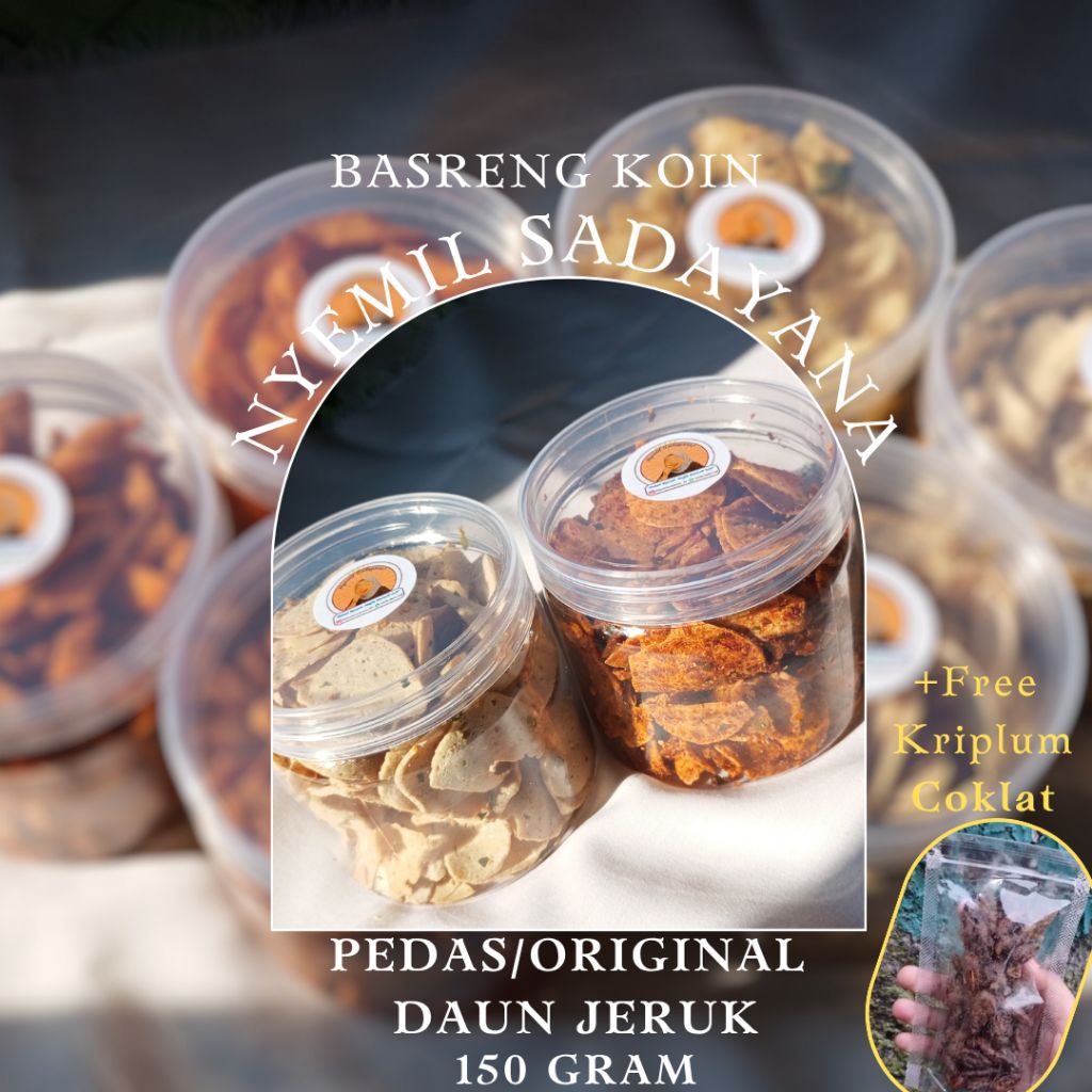 

BASRENG KOIN 150 GRAM + Free Kriplum Cokelat