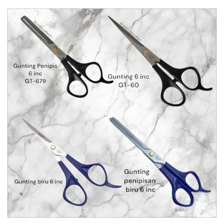 

Gunting Penipis/Gunting Rambut Sasak/ Gunting Rambut 6 inc