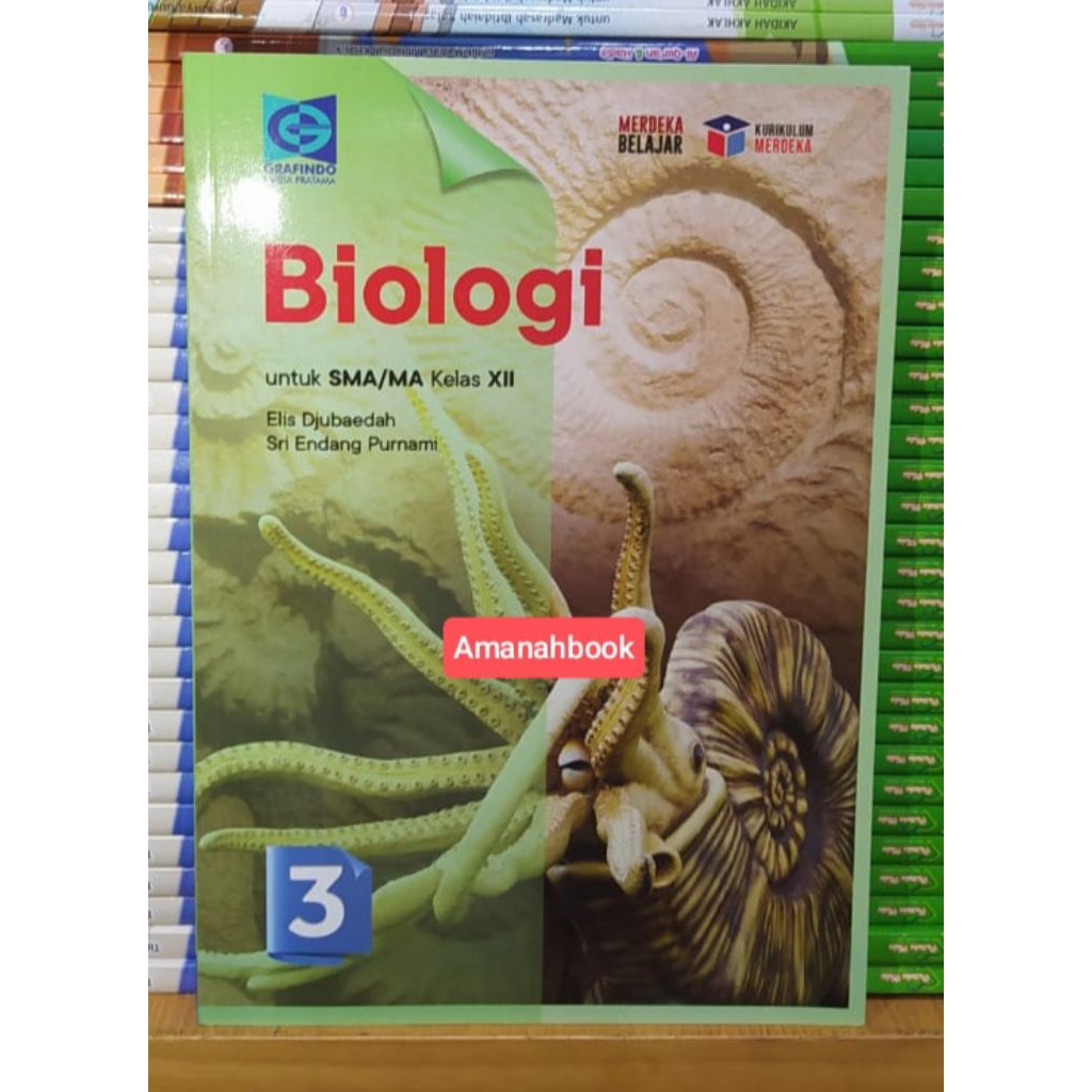 Buku Biologi SMA Kelas 12 Kurikulum Merdeka Grafindo
