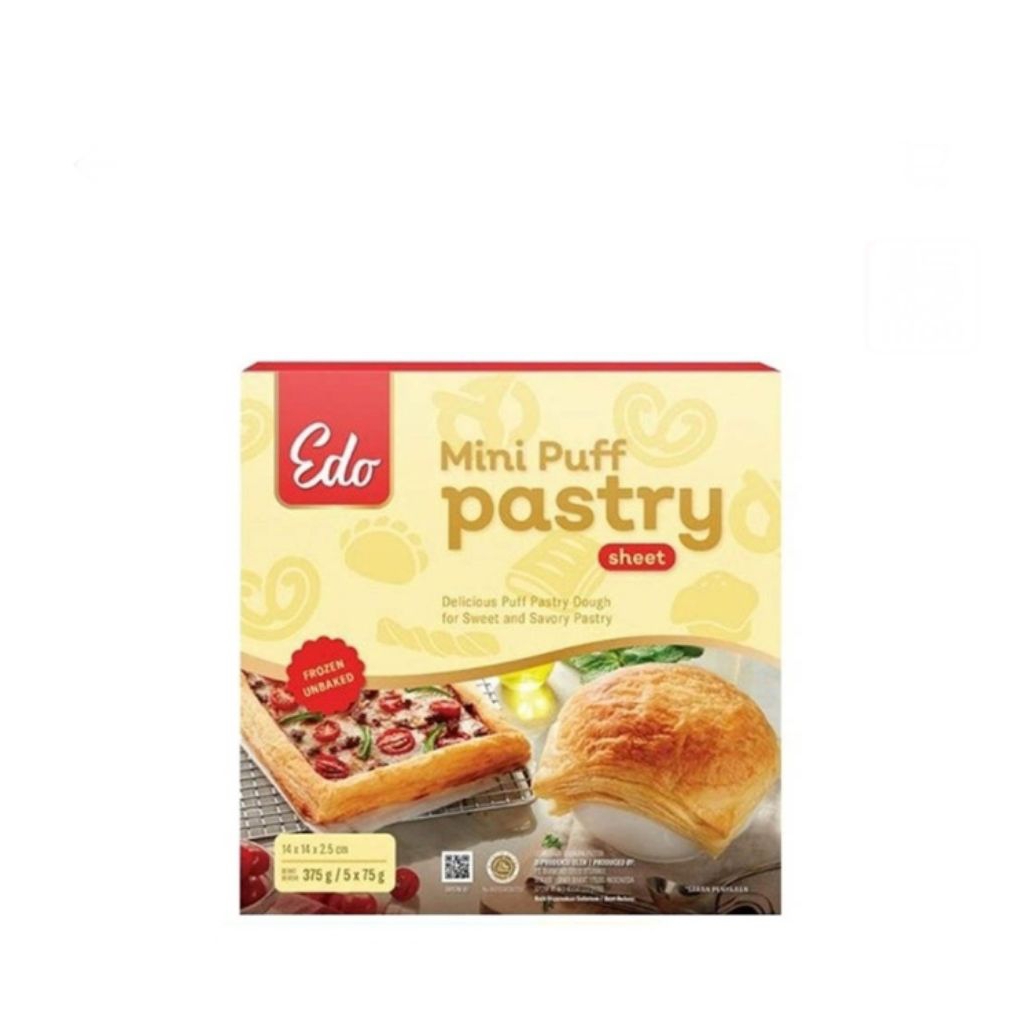 

edo mini puff pastry sheet box 5 x 75 gr