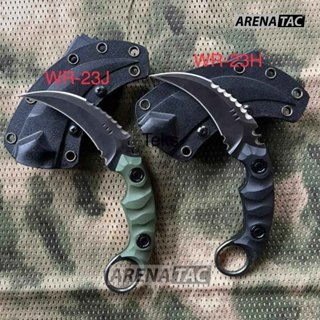 Arenatac - Pisau Karambit Tactical Kydex WR 23 / Pisau WR Tactical Outdoor + Holster Dan Teklock