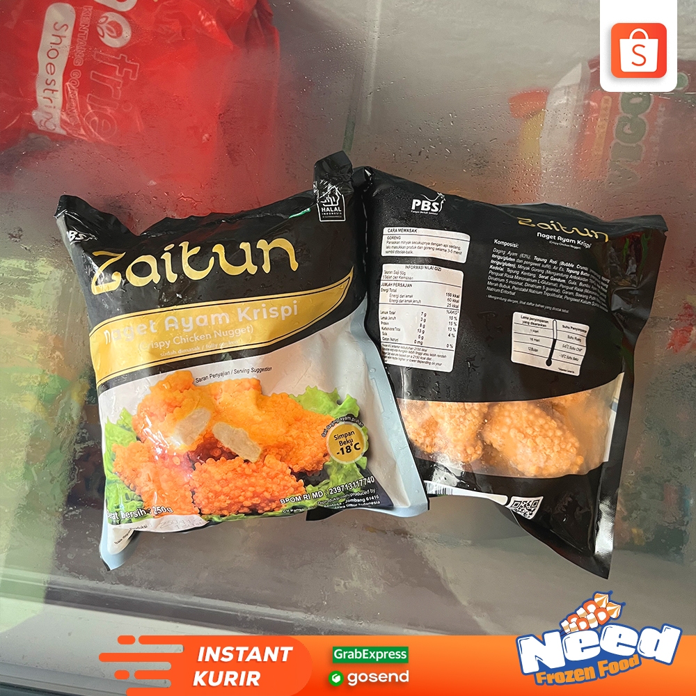 

ZAITUN CHICKEN NUGGET BUBBLE CRISPY | ZAITUN NAGET AYAM BUBBLE KRISPI 250GR