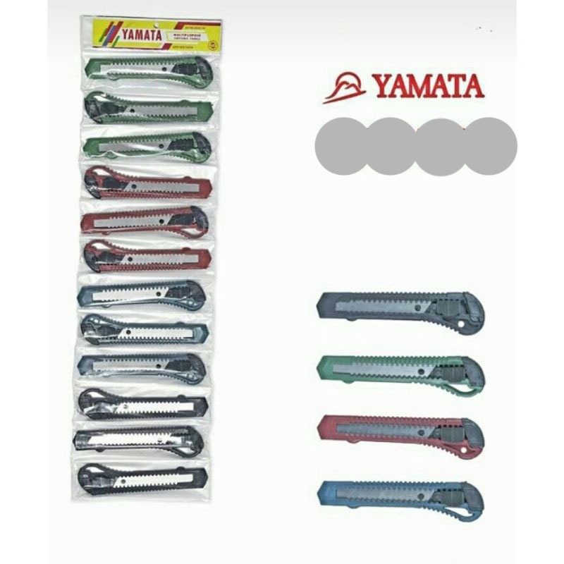 

Pisau Cutter Besar Yamata - Pisau Cutter Besar Termurah - Cater Besar Yamata - Harga 1 PCS