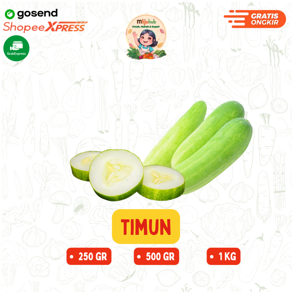 

Timun - Pengiriman Instan - Fresh Mlijohub Malang