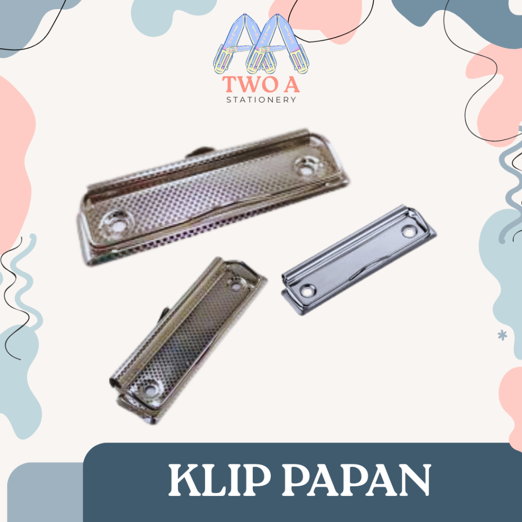

CLIP KERTAS PENJEPIT / RING CLIP BOARD PAPAN UJIAN / RING MEKANIK PAPAN UJIAN