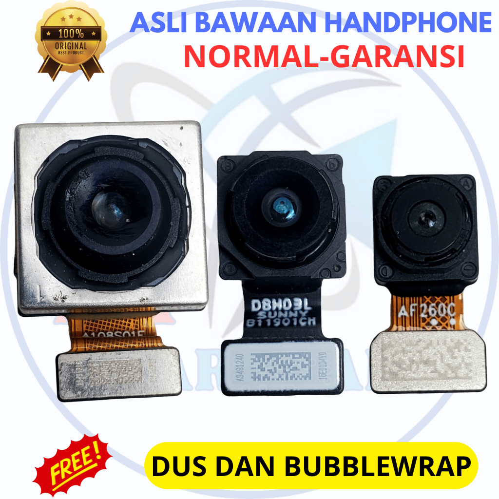 Kamera belakang hp Realme 8 Pro - utama / ultrawide / makro / depth - asli ori copotan cabutan bawaa