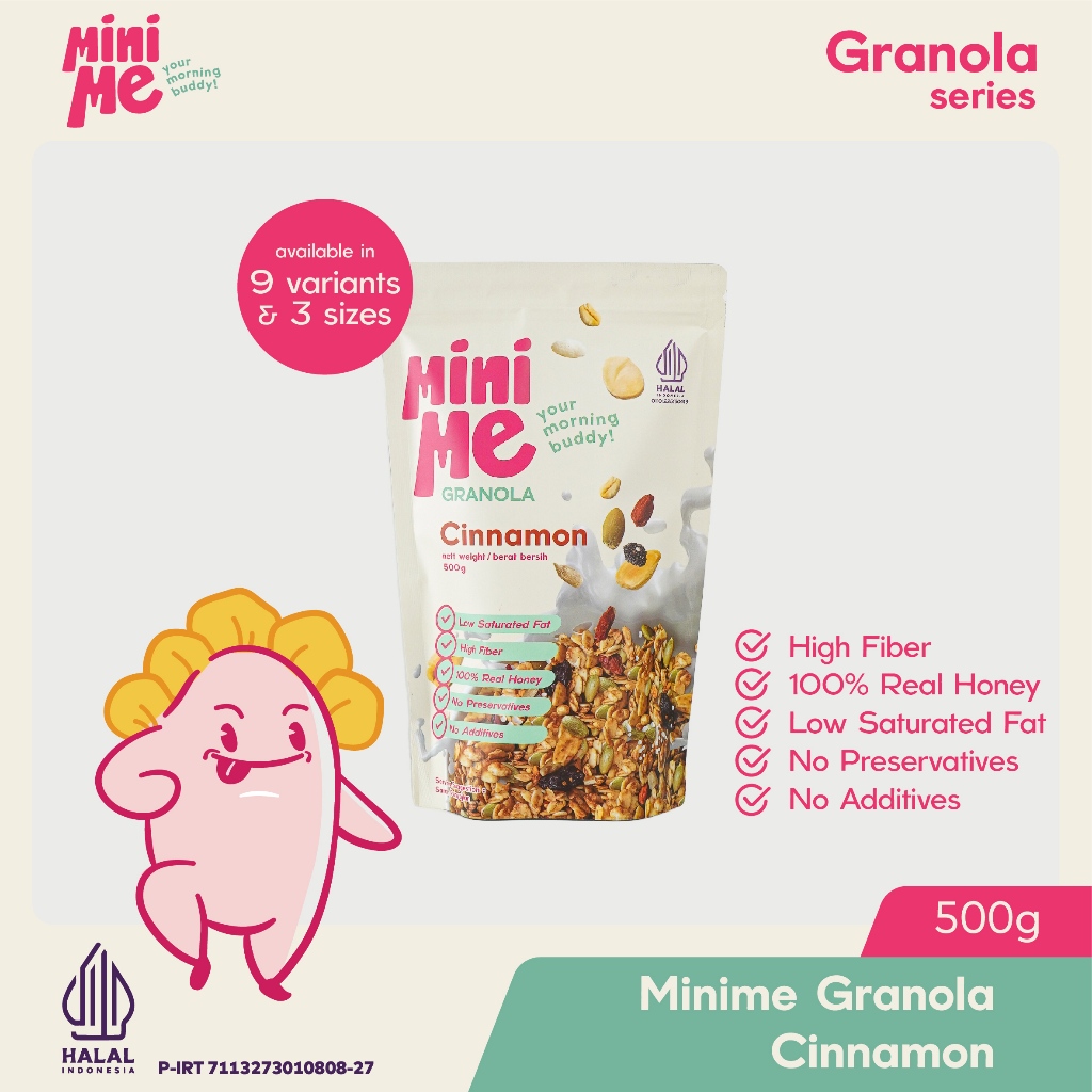 

MINIME Granola - Cinnamon 500gr