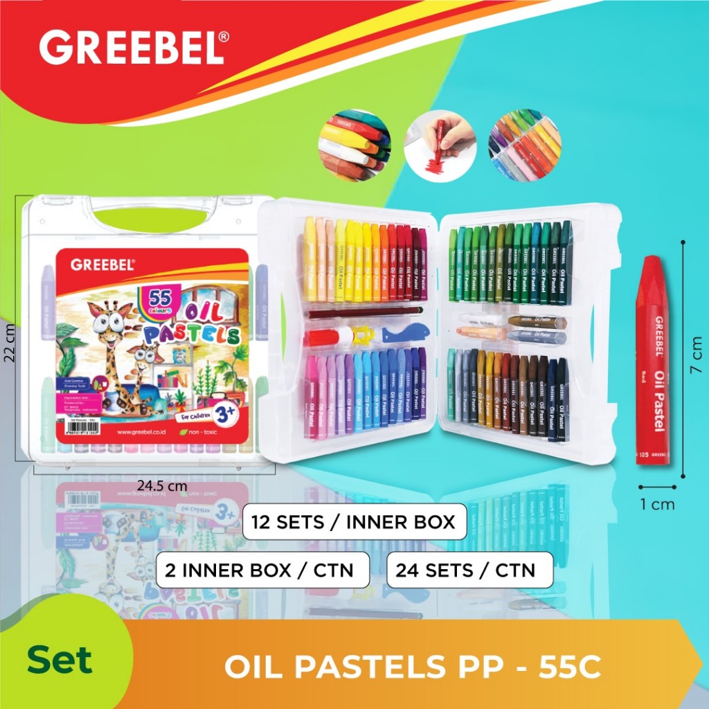 

Greebel Pastels Oil PP 55C / Crayon Greebel 55 Color
