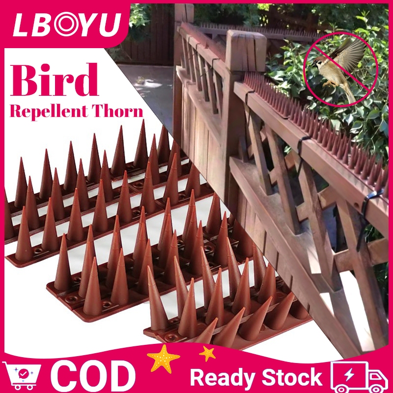 43CM Alat Duri Plastik Anti Kucing Paku Plastik Anti Kucing Bird Spikes Duri Pagar Anti Kucing Paku