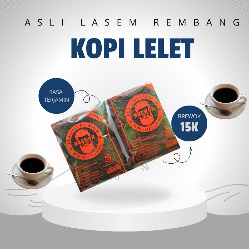 

Kopi Lelet Brewok Lasem Original 225gr